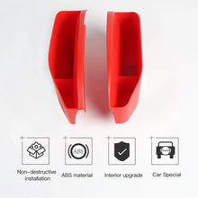 For 2011-2018 Jeep Wrangler JK JKU Gear Shift Storage Box Center Console Auto Organizer Tray Red RT-TCZ