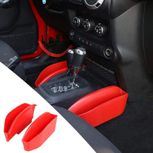 For 2011-2018 Jeep Wrangler JK JKU Gear Shift Storage Box Center Console Auto Organizer Tray Red RT-TCZ