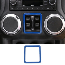 For 2011-2018 Jeep Wrangler JK JKU Window Control Switch Button Panel Frame Cover Trim RT-TCZ