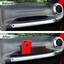 For 2011-2018 Jeep Wrangler JK Passenger Co-Pilot Grab Bar Storage Box Handle Tray Organizer RT-TCZ