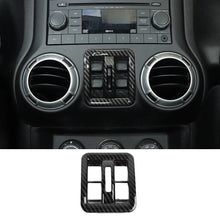For 2011-2018 Jeep Wrangler JKU 4-Door Window Lift Switch Button Panel Cover Trim RT-TCZ