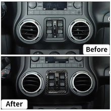 For 2011-2018 Jeep Wrangler JKU 4-Door Window Lift Switch Button Panel Cover Trim RT-TCZ