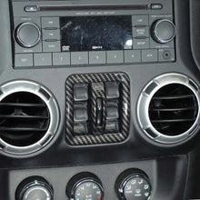 For 2011-2018 Jeep Wrangler JKU 4-Door Window Lift Switch Button Panel Cover Trim RT-TCZ