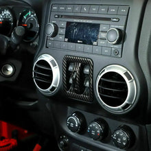 For 2011-2018 Jeep Wrangler JKU 4-Door Window Lift Switch Button Panel Cover Trim RT-TCZ