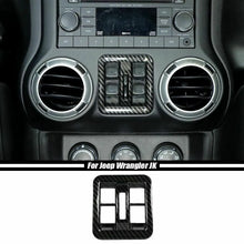 For 2011-2018 Jeep Wrangler JKU 4-Door Window Lift Switch Button Panel Cover Trim RT-TCZ