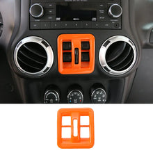 For 2011-2018 Jeep Wrangler JKU 4-Door Window Lift Switch Button Panel Cover Trim RT-TCZ