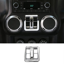 For 2011-2018 Jeep Wrangler JKU 4-Door Window Lift Switch Button Panel Cover Trim RT-TCZ