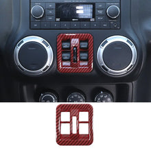 For 2011-2018 Jeep Wrangler JKU 4-Door Window Lift Switch Button Panel Cover Trim RT-TCZ