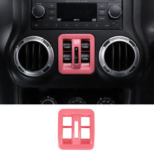 For 2011-2018 Jeep Wrangler JKU 4-Door Window Lift Switch Button Panel Cover Trim RT-TCZ