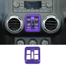 For 2011-2018 Jeep Wrangler JKU 4-Door Window Lift Switch Button Panel Cover Trim RT-TCZ