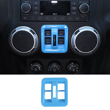 For 2011-2018 Jeep Wrangler JKU 4-Door Window Lift Switch Button Panel Cover Trim RT-TCZ