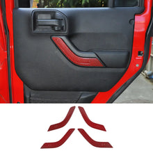 For 2011-2018 Jeep Wrangler JKU 4Doors Interior Door Handle Cover Trim RT-TCZ