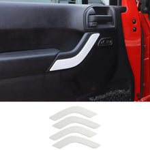For 2011-2018 Jeep Wrangler JKU 4Doors Interior Door Handle Cover Trim RT-TCZ