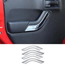 For 2011-2018 Jeep Wrangler JKU 4Doors Interior Door Handle Cover Trim RT-TCZ