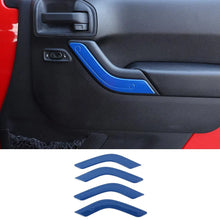For 2011-2018 Jeep Wrangler JKU 4Doors Interior Door Handle Cover Trim RT-TCZ