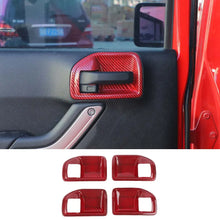 For 2011-2018 Jeep Wrangler JKU Inner Door Handle Bowl Cover Trim RT-TCZ