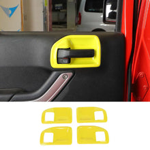 For 2011-2018 Jeep Wrangler JKU Inner Door Handle Bowl Cover Trim RT-TCZ