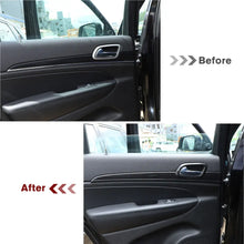 For 2011-2021 Jeep Grand Cherokee WK2 4X Inner Door Handle Trim Decor Cover RT-TCZ