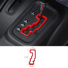 For 2011–2018 Jeep Wrangler JK Gear Shift Panel Accent Bezel Trim RT-TCZ