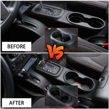 For 2011–2018 Jeep Wrangler JK & JKU – Front & Rear Water Cup Holder & Gear Shift Transfer Bezel Trim RT-TCZ