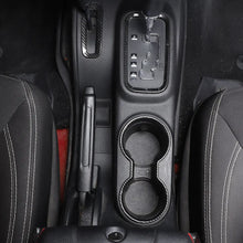 For 2011–2018 Jeep Wrangler JK & JKU – Front & Rear Water Cup Holder & Gear Shift Transfer Bezel Trim RT-TCZ