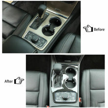 For 2014-2016 Jeep Grand Cherokee WK2 Center Gear Shift Panel Cover Trim Carbon Fiber RT-TCZ