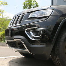 For 2014-2016 Jeep Grand Cherokee WK2 Exterior Front Fog Light Strip Bezels Trim RT-TCZ