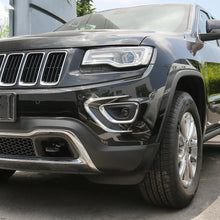 For 2014-2016 Jeep Grand Cherokee WK2 Exterior Front Fog Light Strip Bezels Trim RT-TCZ