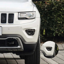 For 2014-2016 Jeep Grand Cherokee WK2 Front Fog Light Lamp Trim Bezels RT-TCZ