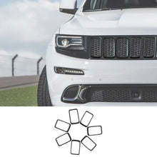 For 2014-2016 Jeep Grand Cherokee WK2 Grille Inserts Clip-on Grill Cover Trim Kit RT-TCZ