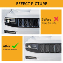 For 2014-2016 Jeep Grand Cherokee WK2 Grille Inserts Clip-on Grill Cover Trim Kit RT-TCZ
