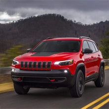 For 2014-2016 Jeep Grand Cherokee WK2 Grille Inserts Clip-on Grill Cover Trim Kit RT-TCZ