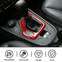 For 2014-2018 Jeep Cherokee Center Console Gear Shift Frame Trim RT-TCZ