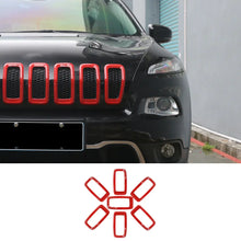 For 2014-2018 Jeep Cherokee Front Grill Inserts Grille Cover Frame Trim RT-TCZ
