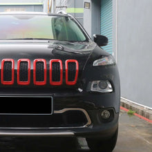 For 2014-2018 Jeep Cherokee Front Grill Inserts Grille Cover Frame Trim RT-TCZ