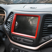 For 2014-2018 Jeep Cherokee Interior Navigation GPS Touch Screen Panel Frame Trim RT-TCZ