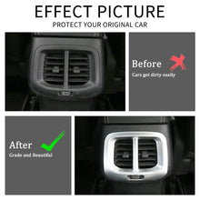 For 2014-2018 Jeep Cherokee Rear Seat Air Vent Outlet Cover Trim Frame Silver RT-TCZ
