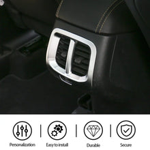 For 2014-2018 Jeep Cherokee Rear Seat Air Vent Outlet Cover Trim Frame Silver RT-TCZ