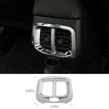 For 2014-2018 Jeep Cherokee Rear Seat Air Vent Outlet Cover Trim Frame Silver RT-TCZ