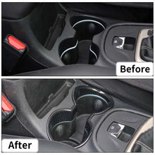 For 2014-2019 Jeep Cherokee Central Water Cup Holder Ring Decor Cover Trim RT-TCZ
