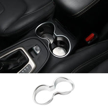 For 2014-2019 Jeep Cherokee Central Water Cup Holder Ring Decor Cover Trim RT-TCZ
