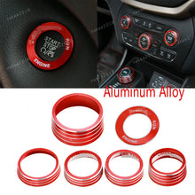 For 2014-2020 Jeep Cherokee AC Radio Air Conditioner 4WD Switch Knob Trim Cover RT-TCZ