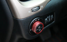 For 2014-2020 Jeep Cherokee AC Radio Air Conditioner 4WD Switch Knob Trim Cover RT-TCZ