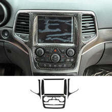For 2014-2021 Jeep Grand Cherokee WK2 Central Control Navigation Trim Carbon Fiber RT-TCZ