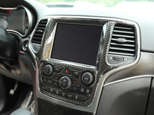 For 2014-2021 Jeep Grand Cherokee WK2 Central Control Navigation Trim Carbon Fiber RT-TCZ
