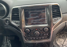 For 2014-2021 Jeep Grand Cherokee WK2 Central Control Navigation Trim Carbon Fiber RT-TCZ