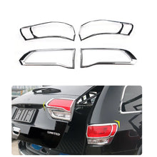 For 2014-2021 Jeep Grand Cherokee WK2 Rear Tail Light Lamp Bezels Trim Frame 4PCS RT-TCZ