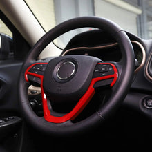 For 2014-2021 Jeep Grand Cherokee WK2 & 2014+ Cherokee Steering Wheel Trim Cover RT-TCZ