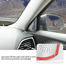 For 2014+ Jeep Cherokee 2X A Pillar Triangle Cover Trim Decoration Silver ABS RT-TCZ