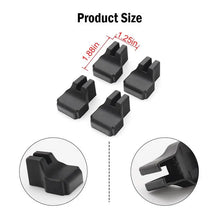 For 2014+ Jeep Cherokee 4x Door Stopper Limit Cover Trim Black RT-TCZ